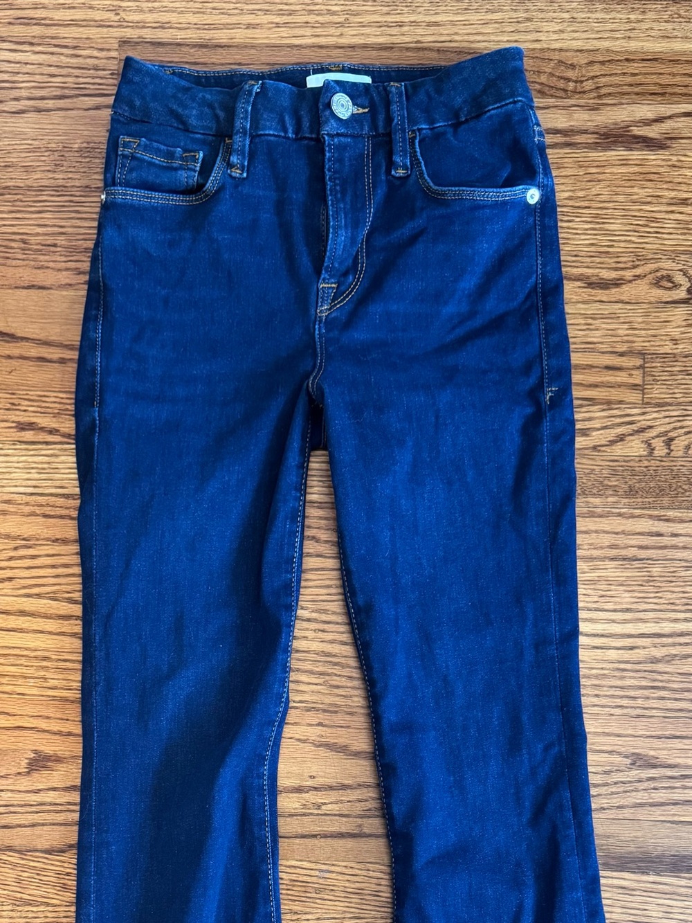 Frame Denim Dark Blue Flare Jeans